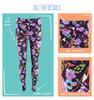 Lularoe Tween Geometric American Bald Eagle Leggings fits Adult Adult Sizes 00-0 Multicoloured view 3