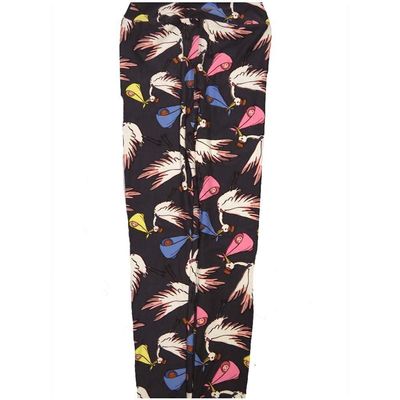 Lularoe Kids Large/XL LXL Storks Babies Newborn Leggings fits Sizes 8-14 Multicoloured