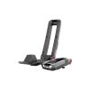 KUAT Class 4 V2 Folding J-Style Kayak Hauling Rack | Durable Rubber-Protected Universal Car SUV Rooftop Crossbar Mounted Boat Transportation System - Gray view 2