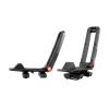 KUAT Class 4 V2 Folding J-Style Kayak Hauling Rack | Durable Rubber-Protected Universal Car SUV Rooftop Crossbar Mounted Boat Transportation System - Gray view 3
