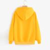 tuduoms Women's Cute Hoodies Teen Girls Oversize Sweatshirt Drop Shoulder Pullover Fall Trendy Solid Long Sleeve Shirts Tops view 3