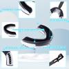 TOODOO 8 Pcs Youth Football Mouth Guard with Strap Soft Sports Mouth Guard Sport Mouthpiece Lip Guard 2.56 x 2 x 0.8 Inch for Basketball, Lacrosse, Hockey, Adult MMA, Rugby, Boxing(Black) view 3