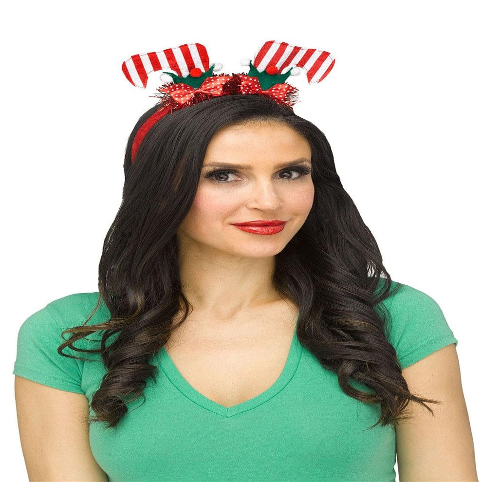 Fun World Elf Shoes Holiday Headband, Standard