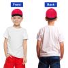 Lusofie 4 Pack Kids Satin Wave Caps - Breathable & Wicking Sports Caps for Boys & Girls, Stretchy Football Running Hats for Toddler to Teen, Multicolor Elastic Boo Boo Cap for Hair & Sweat Protection view 4