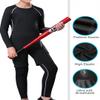 HOPLYNN Youth Boys Compression Shirts, Long Sleeve Quick Dry Cold Weather Gear Undershirts for Kids Athletic Sports Football Basketball-2 Black / 2 Black (Gray line)-S view 4