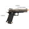 Hi-Capa 5.1 "T-Rex Competition Gas Blowback Airsoft Pistol-WE Tech (Silver) view 2
