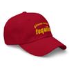 RIVEMUG Tequila Dad Hat Funny Gimme Some Tequila Embroidered Unstructured Funny Give Me Some Tequila Party Hat Cranberry view 3