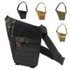 Outdoor Sports Gear Combat Hiking Pack Camouflage Kit Pouch Tactical Chest Sling Bag- Green view 2
