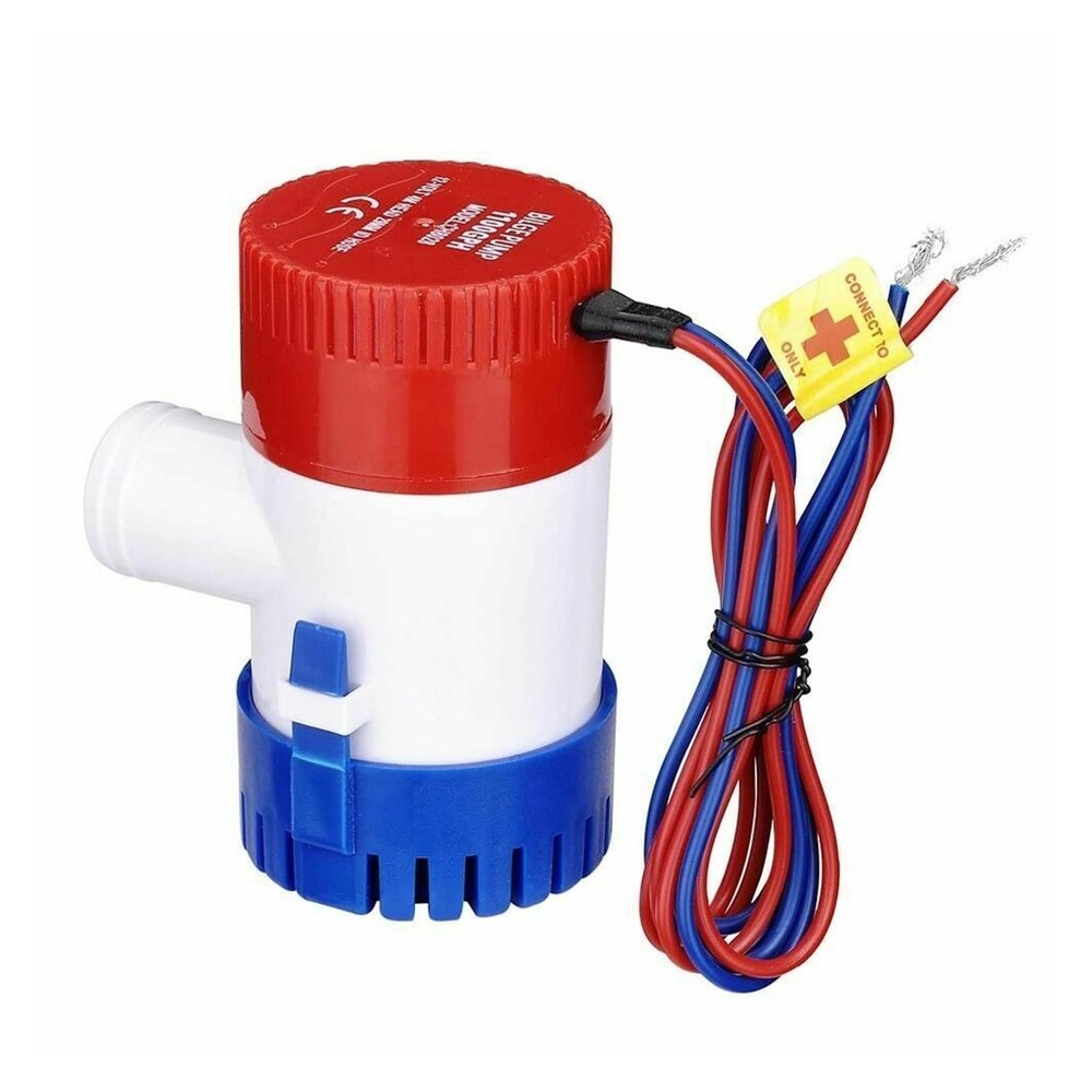 wrtgerht Mini Power Small Pump 1100GPH 12V Helps Exclude Bilge Water Tools Electric Marine Submersible Bilge Sump Water Pump with Switch for Boat