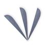 ZSHJGJR Archery Arrow Feathers 4Inch 5 Inch Turkey Feathers Fletchings Arrow Feathers Fletches Right Wing for DIY Hunting Arrows 50PCS (5 inch, Right Wing, Grey) view 2