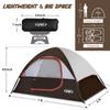 Camping Tent 2 Person, Waterproof Windproof Tent with Rainfly Easy Set up Portable Dome Tents for Camping view 3