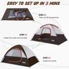 Camping Tent 2 Person, Waterproof Windproof Tent with Rainfly Easy Set up Portable Dome Tents for Camping view 4