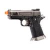 3.8 Hi-Capa Velociraptor Gas Blowback Airsoft Pistol - Silver-WE Tech view 3