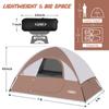 Camping Tent 2 Person, Waterproof Windproof Tent with Rainfly Easy to Set up Portable Dome Tents for Camping view 2