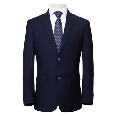 Men's Slim Fit Casual Blazer Jacket 2 Buttons Notched Lapel Formal Dress Jacket Lightweight Business Sport Coat (Dark Blue,8X-Large)