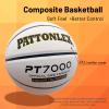 PATTONLEX Basketball Indoor/Outdoor Composite Leather Basketball Ball Official Size 7-29.5" for Men view 2