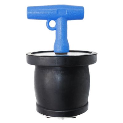 BOPOREAE Mechanical Test, Seal, Cleanout Pipe Plug, 2-5/8 to 3-1/8 in Expandable Rubber Plug Sewer Cleanout Cap Cover for DWV Testing, SSteel Boat Handle Drain Plug with Galvanized Screw and Nut