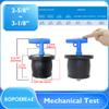 BOPOREAE Mechanical Test, Seal, Cleanout Pipe Plug, 2-5/8 to 3-1/8 in Expandable Rubber Plug Sewer Cleanout Cap Cover for DWV Testing, SSteel Boat Handle Drain Plug with Galvanized Screw and Nut view 2