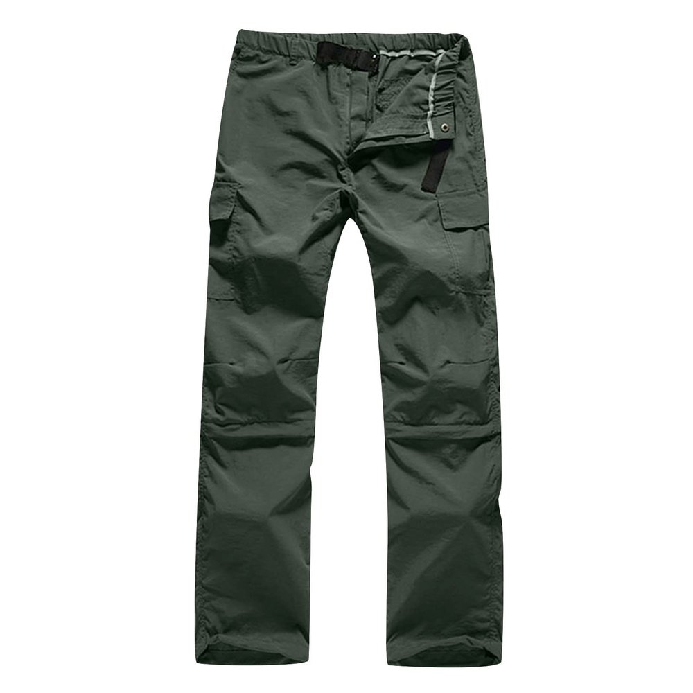 Cambkatl Mens Hiking Pants Outdoor Convertible Waterproof Quick Dry Zip Off Lightweight Fishing Safari Camping Travel Pants