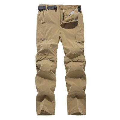 Cambkatl Mens Hiking Pants Outdoor Convertible Waterproof Quick Dry Zip Off Lightweight Fishing Safari Camping Travel Pants