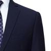 Men's Slim Fit Casual Blazer Jacket 2 Buttons Notched Lapel Formal Dress Jacket Lightweight Business Sport Coat (Dark Blue,Large) view 3
