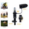 2 Pack Hydration Bags Bite Valve Mouthpiece Replacement for Cross Country Bladder Bag Detachable Universal Manual Switch for Any Hydration Pack System (Black) view 2