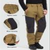 FREE SOLDIER Waterproof Mens Ski Pants Hiking Outdoor Snowboard Snow Pants with Bottom Leg Zipper(Green, 38W x 30L) view 4