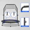 HYD-Parts 40" Mini Trampoline for Adults and Kids Exercise Rebounder with Adjustable Bar Fitness Trampoline Indoor Max Load 330lbs view 3