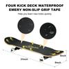 Sefulim 31 x 8 Inch Complete Skateboard 7 Layer Canadian Maple Double Kick Deck Concave Cruiser Trick Skateboard for Boys Girls Teens Adults Beginner(Motorcycle Wall) view 4