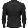 Zicac Men's Sports Shock Rash Guard Compression Padded Shirt Soccer Basketball Protective Gear Chest Rib Guards(Black,US:XXL) view 3