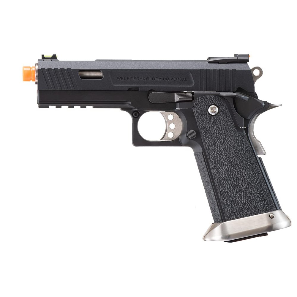 Full Metal Hi-Capa 4.3 Allosaurus Gas Blowback Airsoft Pistol WE Tech (Black)