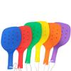 PRISP Set of Pickleball Racquets - 6 Colored Sturdy Plastic Paddles (14.96 in) view 1