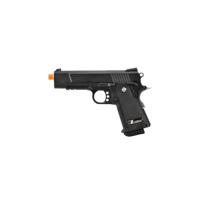 Full Metal Hi-Capa 4.3 Compact Gas Blowback Airsoft Pistol (Color: Black)-WE-Tech