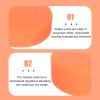 BESPORTBLE 4 Pcs Ice Hockey Puck Ice Hockey Balls Orange Hockey Biscuits for Practicing and Classic Training view 3