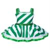 Huimingda Kids Girls Sequins Dance Tutu Leotard Dress Figure Ice Skating Dress Christmas Mrs Santa Costume Green 4 Years view 2