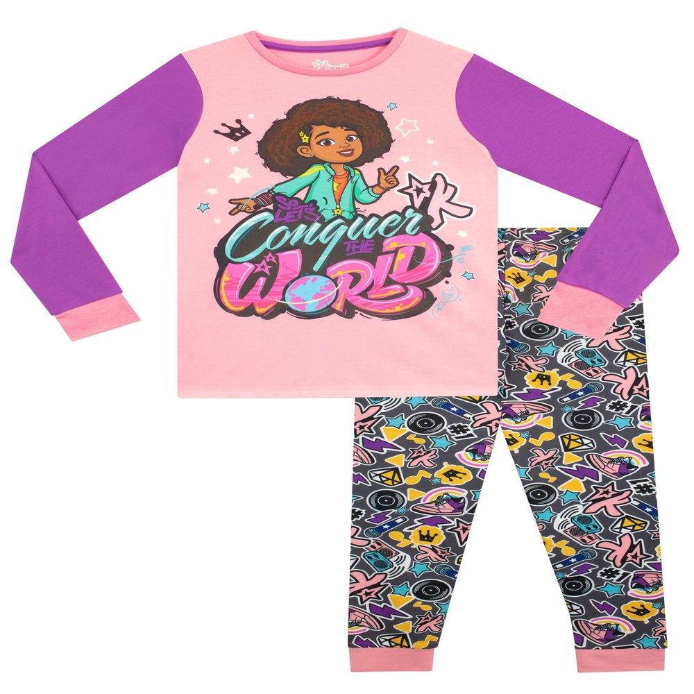 Karma's World Girls' Pajamas Pink 10