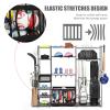 6.3FT Golf Bag Storage Garage Organizer,2 Golf Bag Storage Racks and Other Sports Equipment Organizer, Extra Large Storage Rack for Garage,Holds Golf Clubs,Balls and Miscellaneous Items view 4