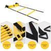 RUBY.Q 4 Pack 12 Rungs Agility Ladder Set, Speed Training Ladder with Steel Stakes and Carry Bag for Soccer, Speed Fitness Feet Training view 2