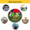 RUBY.Q 4 Pack 12 Rungs Agility Ladder Set, Speed Training Ladder with Steel Stakes and Carry Bag for Soccer, Speed Fitness Feet Training view 3