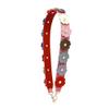AVRYN Shoulder Straps,Bag Strap,Single Shoulder Strap Wide Purse Strap Replacement Multicolor Flower Leather 90cm Crossbody Strap for Handbags-Pink+Red (Color : Pink) (Color : Pink+red) view 1