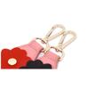 AVRYN Shoulder Straps,Bag Strap,Single Shoulder Strap Wide Purse Strap Replacement Multicolor Flower Leather 90cm Crossbody Strap for Handbags-Pink+Red (Color : Pink) (Color : Pink+red) view 3