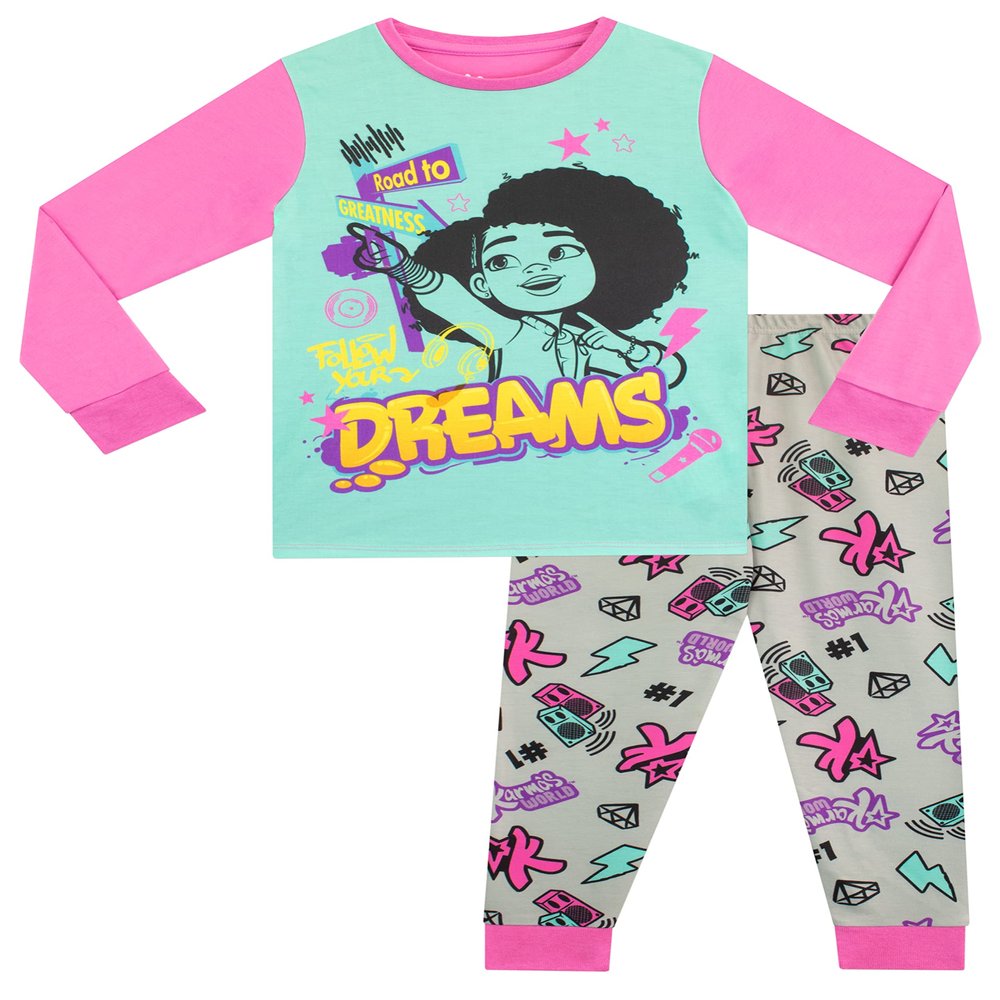 Karma's World Girls' Pajamas Pink 5