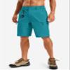 TACVASEN Mens Golf Shorts Lightweight Quick Dry Stretch Cargo Water Resistant Fishing Work Outdoor Shorts Lake Blue 40 view 2