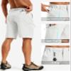 TACVASEN Mens Golf Shorts White Shorts Cargo Hiking Lightweight Quick Dry Water Resistant Workout Fishing Casual with Pockets view 3