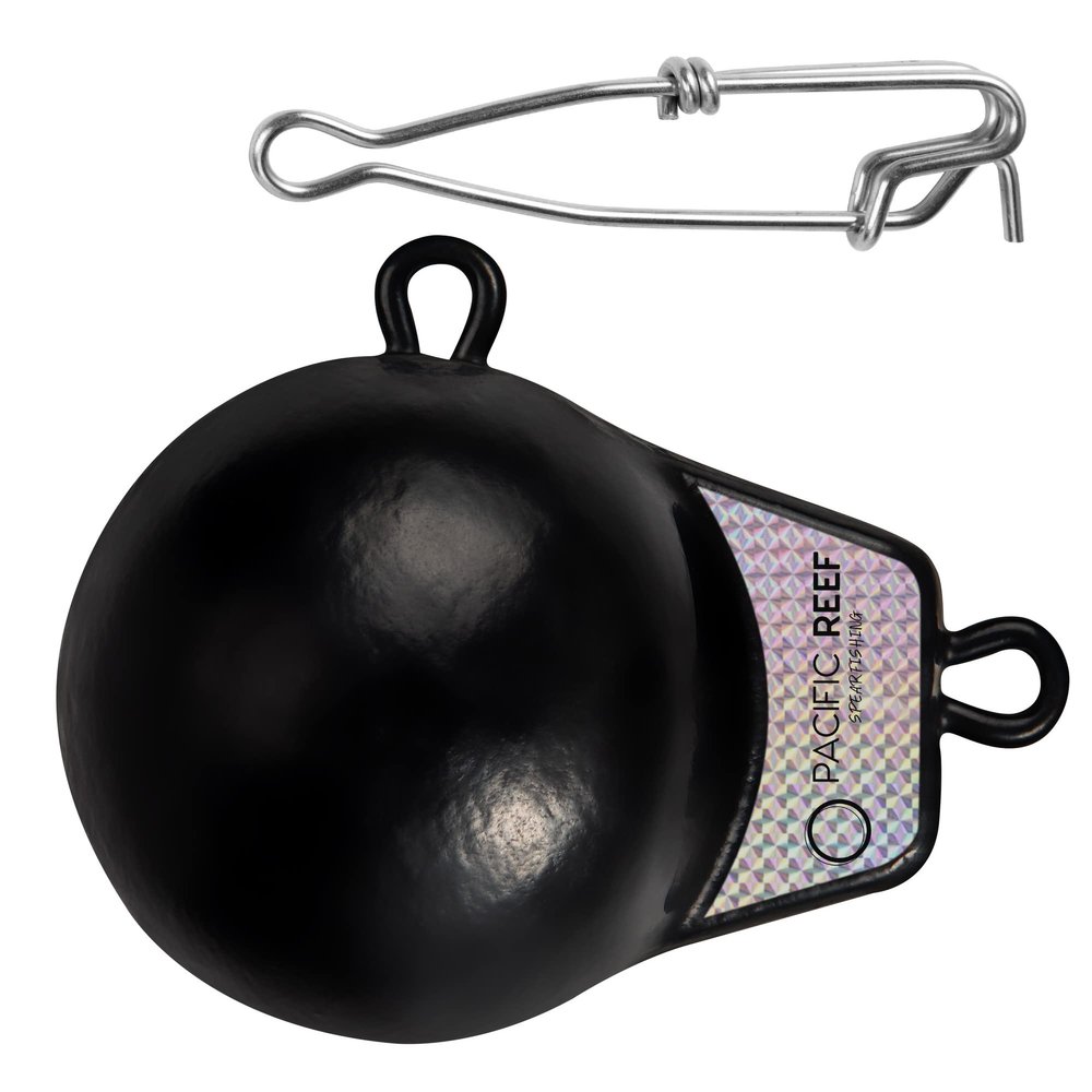 PacificReef Downrigger Weight Coated Ball [4lbs, 6lbs, 8lbs, 10lbs, 12lbs, 15lbs] - Sinker for Downriggers Weight Pancake Oval Canon Ball with Protective Vinyl Coating for Salmon (12 lbs)
