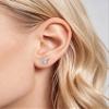 ChicSilver Butterfly Earrings 925 Sterling Silver Small Stud Earrings for Women Hypoallergenic Studs Minimalist Dainty Butterfly Jewelry Cute Christmas Earrings for Women view 2