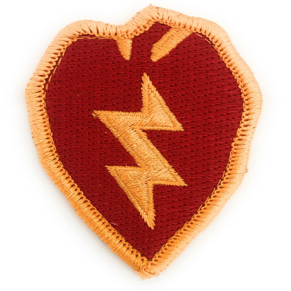 25TH Infantry Color with Hook Patch