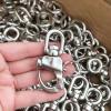 GaiRen 4 Pack Swivel Eye Snap Shackle, Quick Release 316 Stainless Steel Marine Sailboat Shackles for Sailing Rigging SCBA Mask Halyard Panic Snap Spinnaker Clip view 1