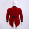 Moggemol Kids Girls Boys Ringmaster Circus Show Jacket Long Sleeve Tailcoat Halloween Party Dress up Burgundy A 14 view 4