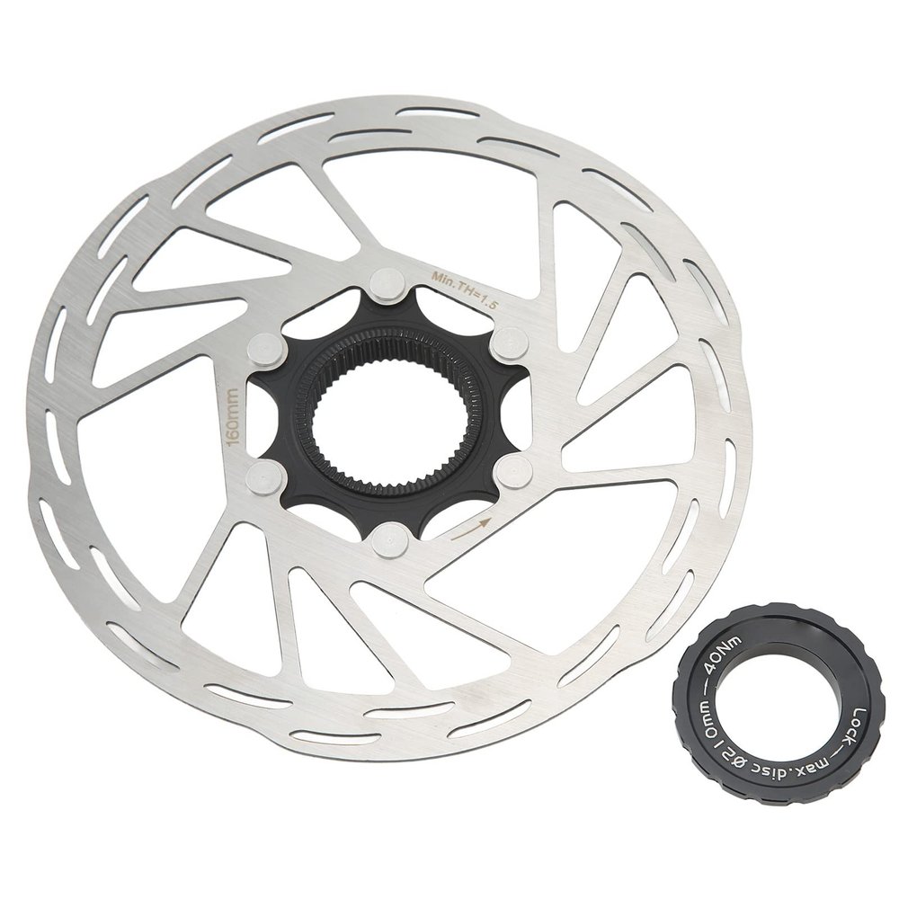 Disc Brake Rotor, 160mm Central Lock Brake Rotor for Mountain Accessories